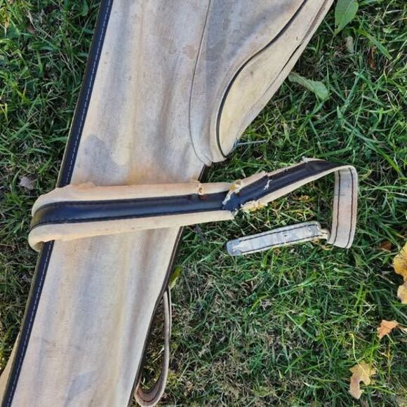 Vintage Clark Canvas Sunday Carry Bag w/ Strap - Picture 4 of 10